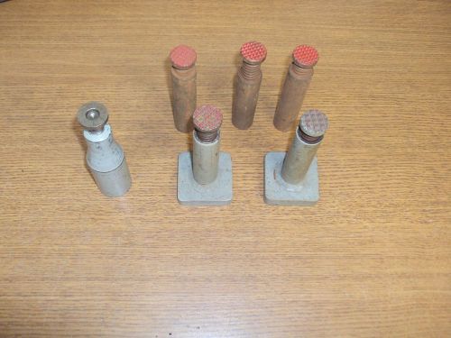 Machinist planer jacks lot of 6 jacks little giant type more for sale