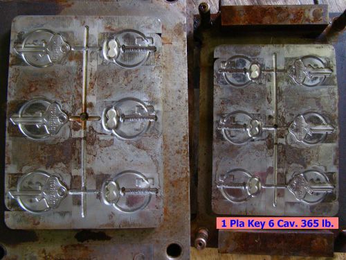 Lot of 8 Vintage Plastic Injection Molds ORIGINAL Plakie Childrens Toys Antique