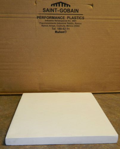 Saint-Gobain  1/2&#034; thick WHITE POLYPROPYLENE STOCK SOLID PLASTIC 23.5&#034;X23.5&#034;