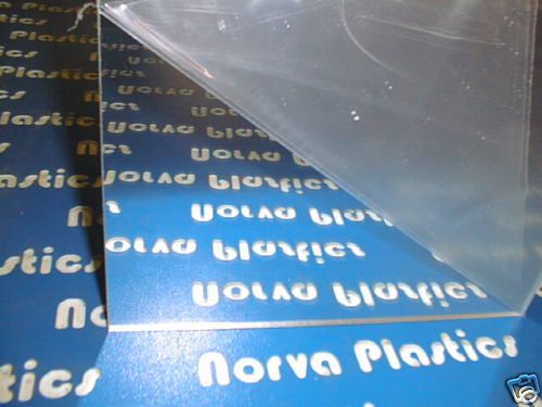 (5001)POLYCARB CLEAR MIRROR 1/8&#034; THICK 8 PCS 6&#034; X 12&#034;