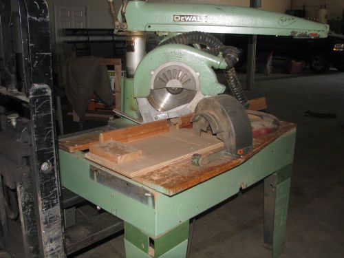 Radial Saw, Dewalt  model GE