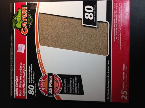 GATOR MULTI-SURFACE MEDIUM SANDPAPER 80 GRIT