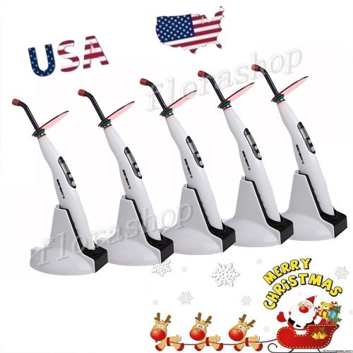 US STOCK! 5PCS Dental Cordless Wireless LED Curing Light Lamp LED-B