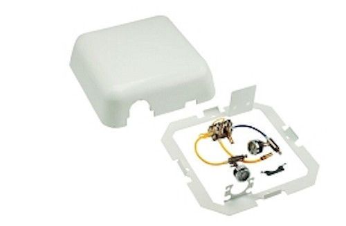 DCI Prem. White Junction Box Utility Center w/Frame &amp; Cover for Dental Delivery