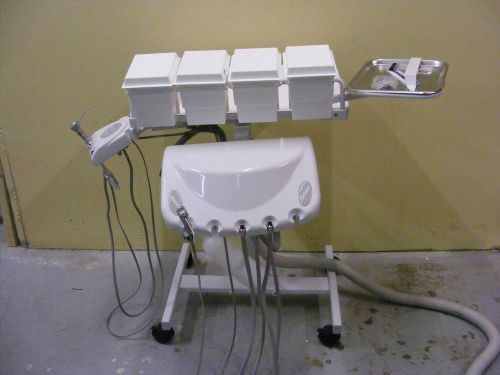 Dentech Alliance H Advance Dental Delivery Cart Duo Combo Doctor Assistant Unit