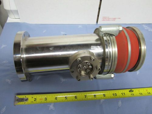 HIGH VACUUM CHAMBER + BELLOWS + ELECTRICAL FEEDTHROUGH + SENSOR AS IS BIN#55R