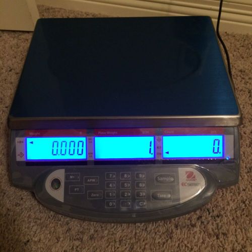 Ohaus EC15 EC Digital Counting Scale Backlit Blue 15kg x 0.0005kb Professional