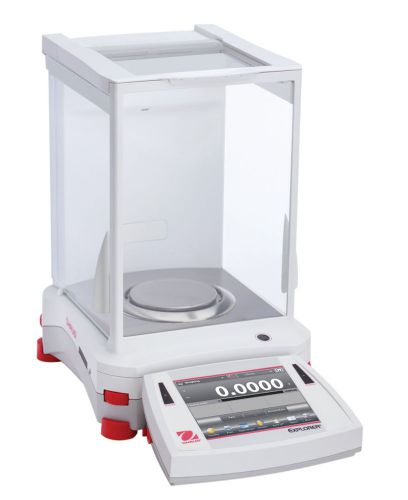 OHAUS EX324 AUTO DOOR EXPLORER ANALYTICAL BALANCE 320g 0.1mg MAKE OFFER WARRANTY