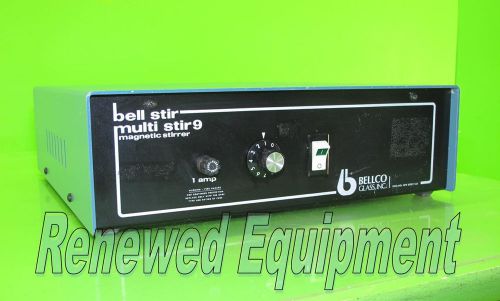 Bellco 9-position bell stir multi stir9 magnetic stirrer 7760-00303 #1 for sale
