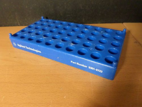 AGILENT Polypropylene Stackable 50-Position 11-12mm OD Vial Rack Support Holder