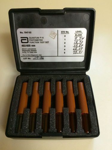 ABBOTT PHOTOMETRIC FUNCTION TEST SET 492-600 nm QUANTUM I/II