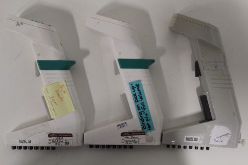 Lot of (3) Matrix Impact 2 Thermo 8-Channel Electronic Pipette 250µl (FOR PARTS)