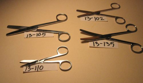 OPERATING SCISSOR SET OF 4 (13-135,13-102,13-105,13-110) (P)