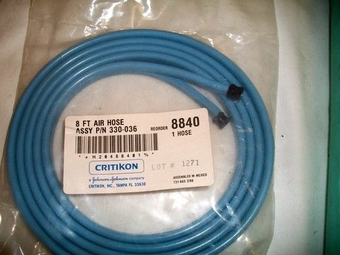 Critikon blood pressure hose 8 ft