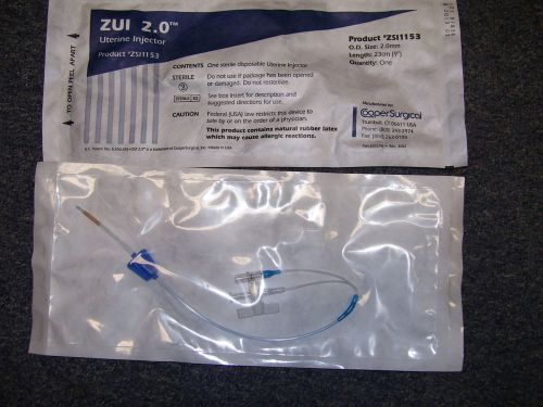 ! coopersurgical zui 2.0 uterine injector zsi1153 lot of 2 for sale