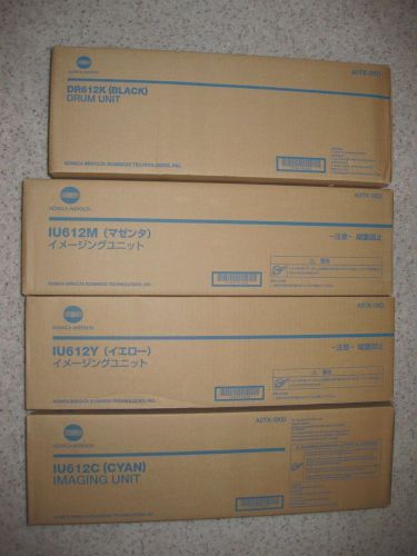 Konica Minolta Bizhub C452, C552, C652 Set of IU612 CYMK Imaging Units