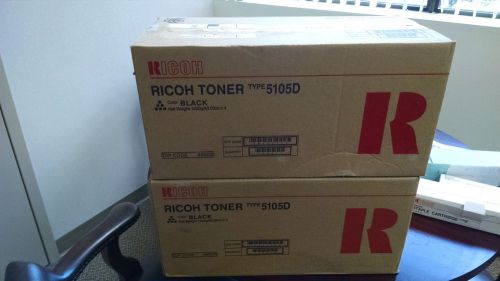 4 NEW GENUINE RICOH TYPE 5105D TONER 5105 D TONERS EDP 885235