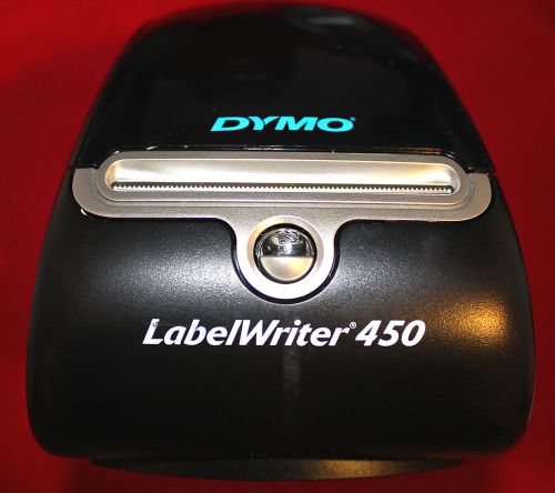 Dymo labelwriter 450 label printer for pc and mac w/ power supply , usb &amp; cd! for sale