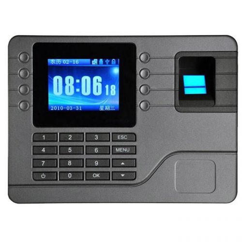 BIOMETRIC FINGERPRINT PIN ATTENDANCE SYSTEM TIME CLOCK TCP/IP NETWORK +USB N108