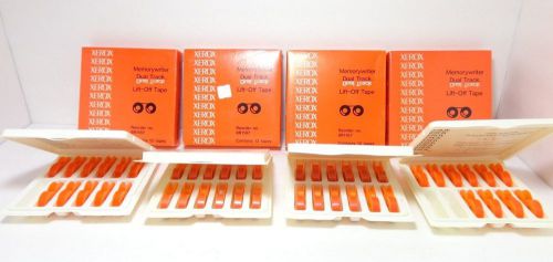 Lot of 45 Xerox Memorywriter Dual Track Lift-Off Tapes, 8R1187, in 4 boxes