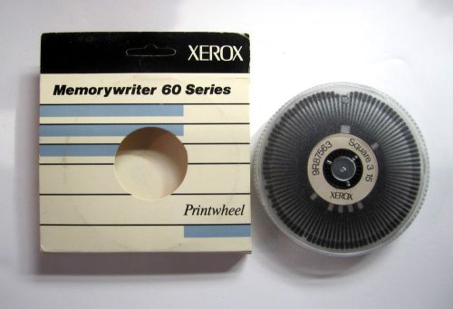 Xerox Square 3 15 Model 9R87563 Printwheel
