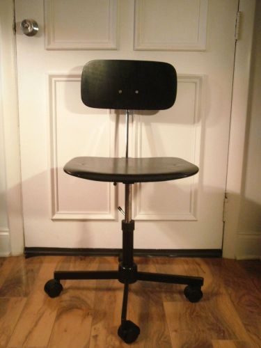 KEVI Vintage Black Task Chair Jorgen Rasmussen Denmark