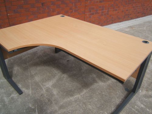 Light oak office desk  collection only for sale