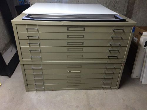 STACOR Steel Flat File, Drafting, Blueprints, Maps, Artwork Cabinet