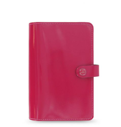 The Filofax  Original Organizer Patent Personal Fuchsia  Leather - Made in UK