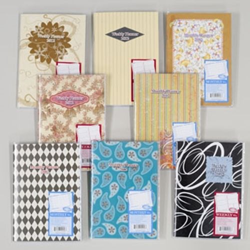 PLANNER MONTH/WEEK 2015 8PRINTS 5X7 PVC COVER 72PC CNTR DISP, Case of 72