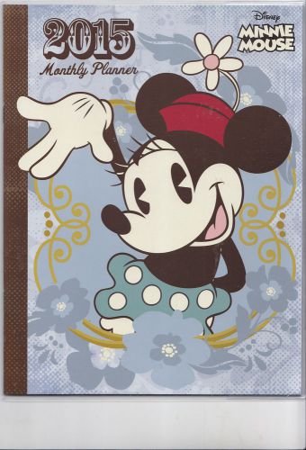 MINNIE Mouse 2015 Monthly Planner Desk Size Appointments Large Size NEW