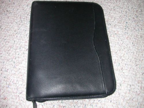 Day-timer black leather or leather-like desk planner binder 7-ring for sale