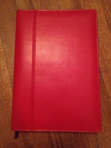 Baekgaard Red Zippered Leather Planner