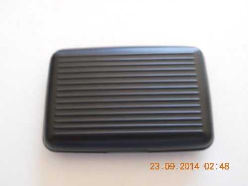 Business Card Case Black Plastic by Symnova