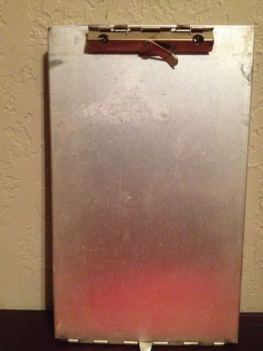 Used Aluminum Clipboard 8 Inch X 6 Inch