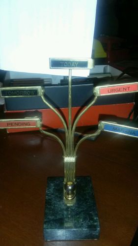 Paper weight letter holder office must have for sale