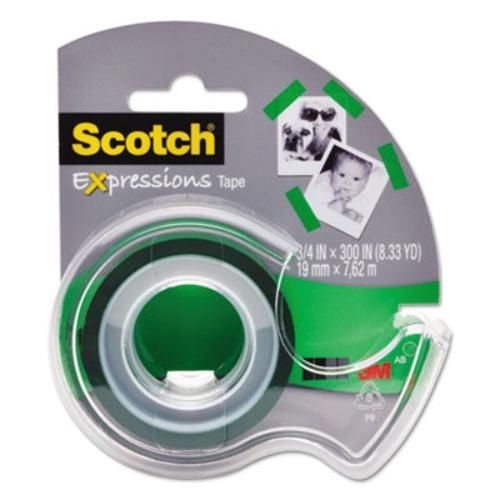 Scotch Expressions Matte Finish Magic Tape - 0.75&#034; Width X 25 Ft (c214grn2d)