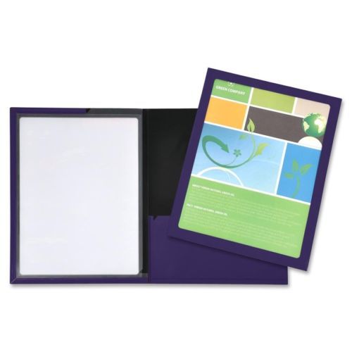 Lion framed view cover presentation folder - letter - 8.50&#034; x 11&#034; - 90 (52095bl) for sale