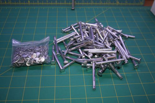 100 2&#034; Aluminum Chicago Screws / Screw Posts