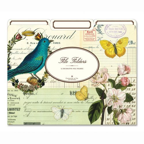 Cavallini &amp; Co. Flora and Fauna File Folders