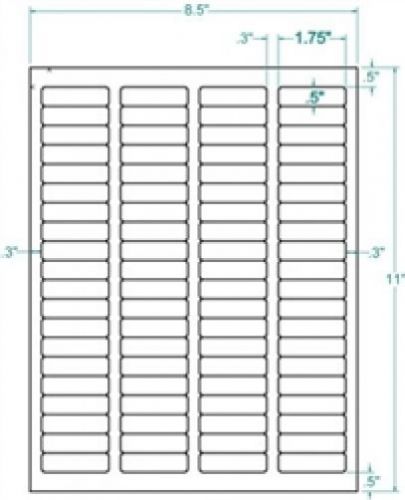 5267 compatible (100 White Sheets 8,000 Return Address)