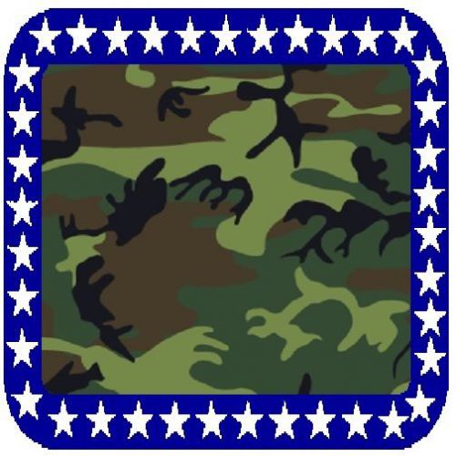 30 Custom Patriotic Camo Art Personalized Address Labels