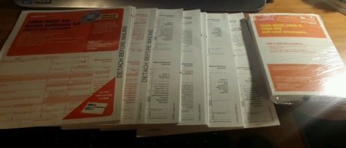 2014 1099 MISC Tax Forms 5-Part, 44 Forms &amp; 2 1096 Laser &amp; Inkjet &amp; 22 Envelopes