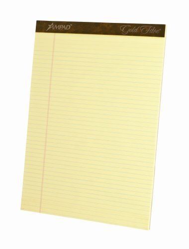 Ampad Gold Fibre Premium Narrow-ruled Writing Pad - 50 Sheet - 16 Lb (amp20022)