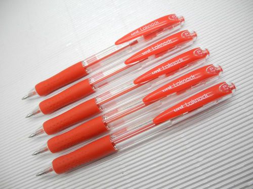 5pen + 10 refill UNI-BALL SN-100 0.7mm fine ball point pen red