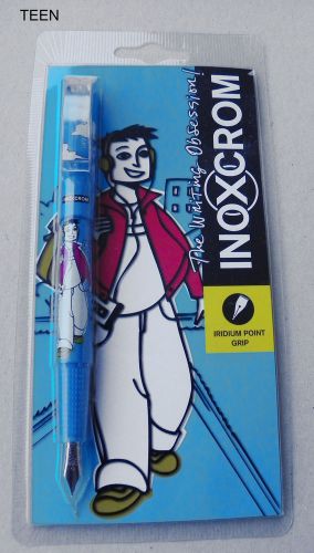 Inoxcrom  fountain pen Grip Iridium point TEEN school office writting collectibl