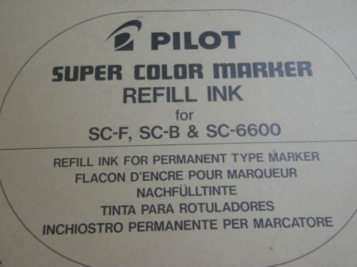 pilot ink super colour marker refill ink SC-RF 30ML 3 pcs black