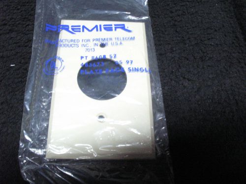 PREMIER Single Face Plate PT-860B-52  (27 each)