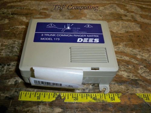 Dees model 173 3 trunk common ringer matrix adapter for sale