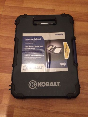 Kobalt Contractor Clipboard Tradesman Technical Electrician Plumbing Hvac